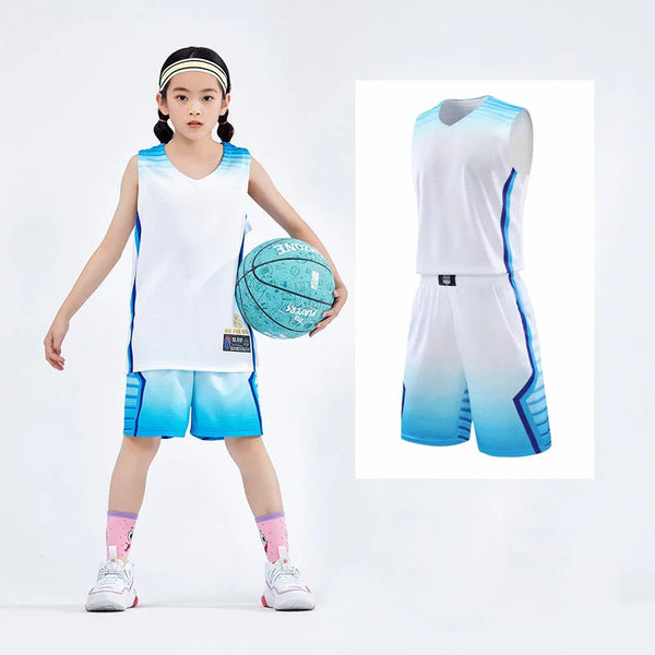 Basketball Jersey Set – Perfect for kids and adults, great for sports and fitness!