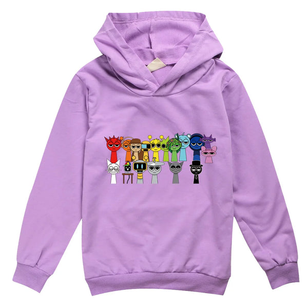 Sprunki Cartoon Hoodie – Fun, comfy, and perfect for spring and fall!